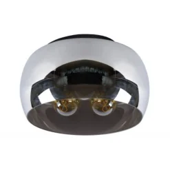Lucide OLIVIA Plafonnière-Fumé-Ø40-3xE27-40W-Glas Best