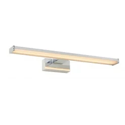 Lucide ONNO - Spiegellamp Badkamer - LED - 1x8W 3000K - IP44 - Mat chroom Online