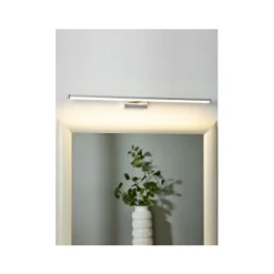 Lucide ONNO - Spiegellamp Badkamer - LED - 1x12W 3000K - IP44 - Mat chroom Best