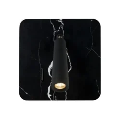 Lucide OREGON - Bedlamp - LED - 1x3W 3000K - Met USB oplaadpunt - Zwart Sale