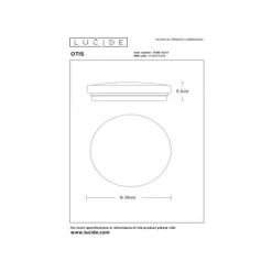 Lucide OTIS Plafondlicht LED 32W Ø38cm 2100LM Discount