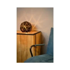 Lucide OTONA - Tafellamp - Ø 25 cm - 1xE27 - Zwart