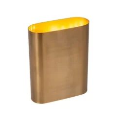 Lucide OVALIS Wandlamp-Mat Go.-2xE14-9W-Metaal Discount