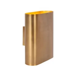 Lucide OVALIS Wandlamp-Mat Go.-2xE14-9W-Metaal Discount