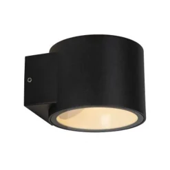 Lucide OXFORD Wandlamp Buiten-Zwart-1xG9-5W-IP54-Alumin.