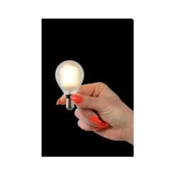 Lucide P45 - Filament lamp - Ø 4,5 cm - LED Dimb. - E14 - 1x4W 2700K - mat Outlet