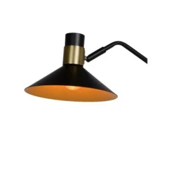 Lucide PEPIJN - Vloerlamp - Ø 23 cm - 1xE14 - 3 StepDim - Zwart New