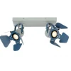 Lucide PICTO - Plafondspot Kinderkamer - 2xGU10 - Blauw Discount