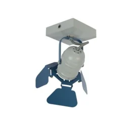 Lucide PICTO - Plafondspot Kinderkamer - 1xGU10 - Blauw Clearance