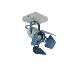 Lucide PICTO - Plafondspot Kinderkamer - 1xGU10 - Blauw Clearance