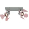 Lucide PICTO - Plafondspot Kinderkamer - 2xGU10 - Roze