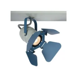 Lucide PICTO - Plafondspot Kinderkamer - 3xGU10 - Blauw Hot
