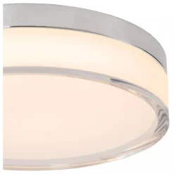 Lucide PLANO - Plafonnière Binnen/Buiten - Ø 23 cm - LED Dimb. - CCT - 1x11W 2700K/4000K - IP44 - Opaal Discount