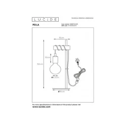 Lucide POLA - Tafellamp Kinderkamer - Ø 15 cm - 1xE27 - Blauw Discount