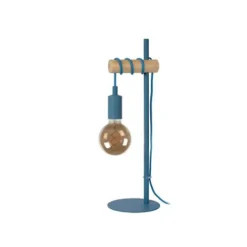 Lucide POLA - Tafellamp Kinderkamer - Ø 15 cm - 1xE27 - Blauw Discount