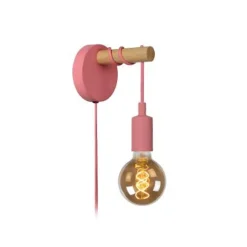 Lucide POLA - Wandlamp Kinderkamer - Ø 12 cm - 1xE27 - Roze Online