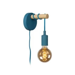 Lucide POLA - Wandlamp Kinderkamer - Ø 12 cm - 1xE27 - Blauw Online