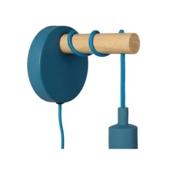 Lucide POLA - Wandlamp Kinderkamer - Ø 12 cm - 1xE27 - Blauw Online