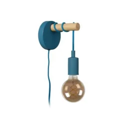 Lucide POLA - Wandlamp Kinderkamer - Ø 12 cm - 1xE27 - Blauw Online