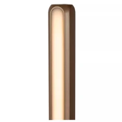 Lucide Premium BRAGA - Vloerlamp - Ø 30 cm - LED Dimb. - CCT - 1x22W 2700K/4000K - Koffie Hot