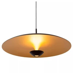 Lucide Premium KENNETH - Hanglamp - Ø 60 cm - LED Dimb. - 1x16W 2700K - Zwart