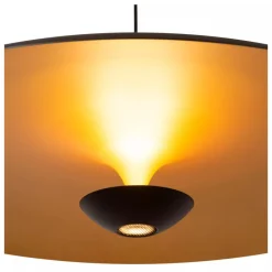 Lucide Premium KENNETH - Hanglamp - Ø 80 cm - LED Dimb. - 1x22W 2700K - Zwart