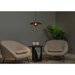 Lucide Premium KENNETH - Hanglamp - Ø 40 cm - LED Dimb. - 1x12W 2700K - Zwart Sale