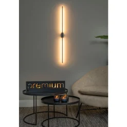Lucide Premium MARNIK - Wandlamp - LED Dimb. - CCT - 1x18W 2700K/4000K - Zwart Online