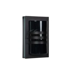 Lucide PRIVAS Wandlamp Buiten-Zwart-1xE27-60W-IP44-PVC New