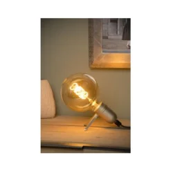 Lucide PUKKI - Tafellamp - LED - E27 - 1x5W 2200K - Mat Goud / Messing Discount