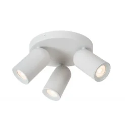 Lucide PUNCH Plafondspot-Wit-Ø21-3xGU10-35W-Metaal Discount