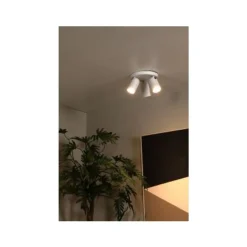 Lucide PUNCH Plafondspot-Wit-Ø21-3xGU10-35W-Metaal Discount