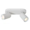 Lucide PUNCH Plafondspot-Wit-2xGU10-35W-Metaal New
