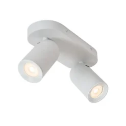 Lucide PUNCH Plafondspot-Wit-2xGU10-35W-Metaal New