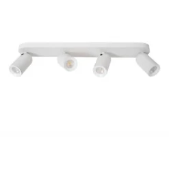 Lucide PUNCH Plafondspot-Wit-4xGU10-35W-Metaal New