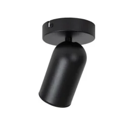 Lucide PUNCH Plafondspot-Zwart-1xGU10-35W-Metaal Outlet