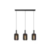 Lucide RAFAL Hanglamp-Grijs-3xE27-40W-Vilt Hot