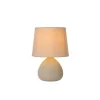 Lucide RAMZI - Tafellamp - Ø 18 cm - 1xE14 - Beige Online