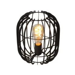 Lucide REDA - Tafellamp - Ø 22 cm - 1xE27 - Zwart Hot