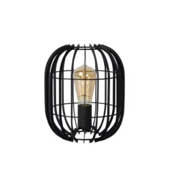 Lucide REDA - Tafellamp - Ø 22 cm - 1xE27 - Zwart Hot