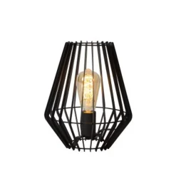 Lucide REDA Tafellamp E27/40W H27cm Zwart
