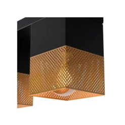 Lucide RENATE - Plafonnière - 2xE27 - Zwart Sale