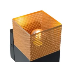 Lucide RENATE - Wandlamp - 1xE27 - Zwart Online