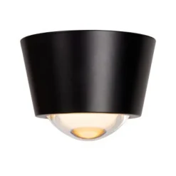 Lucide RIGON Plafonnière-Zwart-LED-6W-3000K-Alumin. Clearance