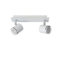 Lucide RILOU - Plafondspot - LED Dimb. - GU10 - 2x5W 3000K - Wit Discount