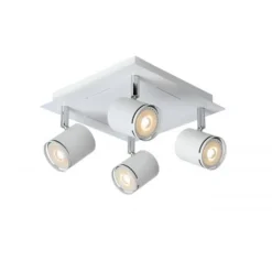 Lucide RILOU - Plafondspot - LED Dimb. - GU10 - 4x5W 3000K - Wit Best