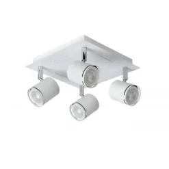 Lucide RILOU - Plafondspot - LED Dimb. - GU10 - 4x5W 3000K - Wit Best