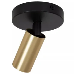 Lucide RITMO - Plafondspot - Ø 10 cm - 1xGU10 (MR11) - Mat Goud / Messing Outlet