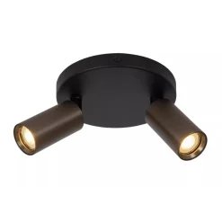 Lucide RITMO - Plafondspot - Ø 15 cm - 2xGU10 (MR11) - Koffie Best