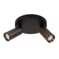 Lucide RITMO - Plafondspot - Ø 15 cm - 2xGU10 (MR11) - Koffie Best